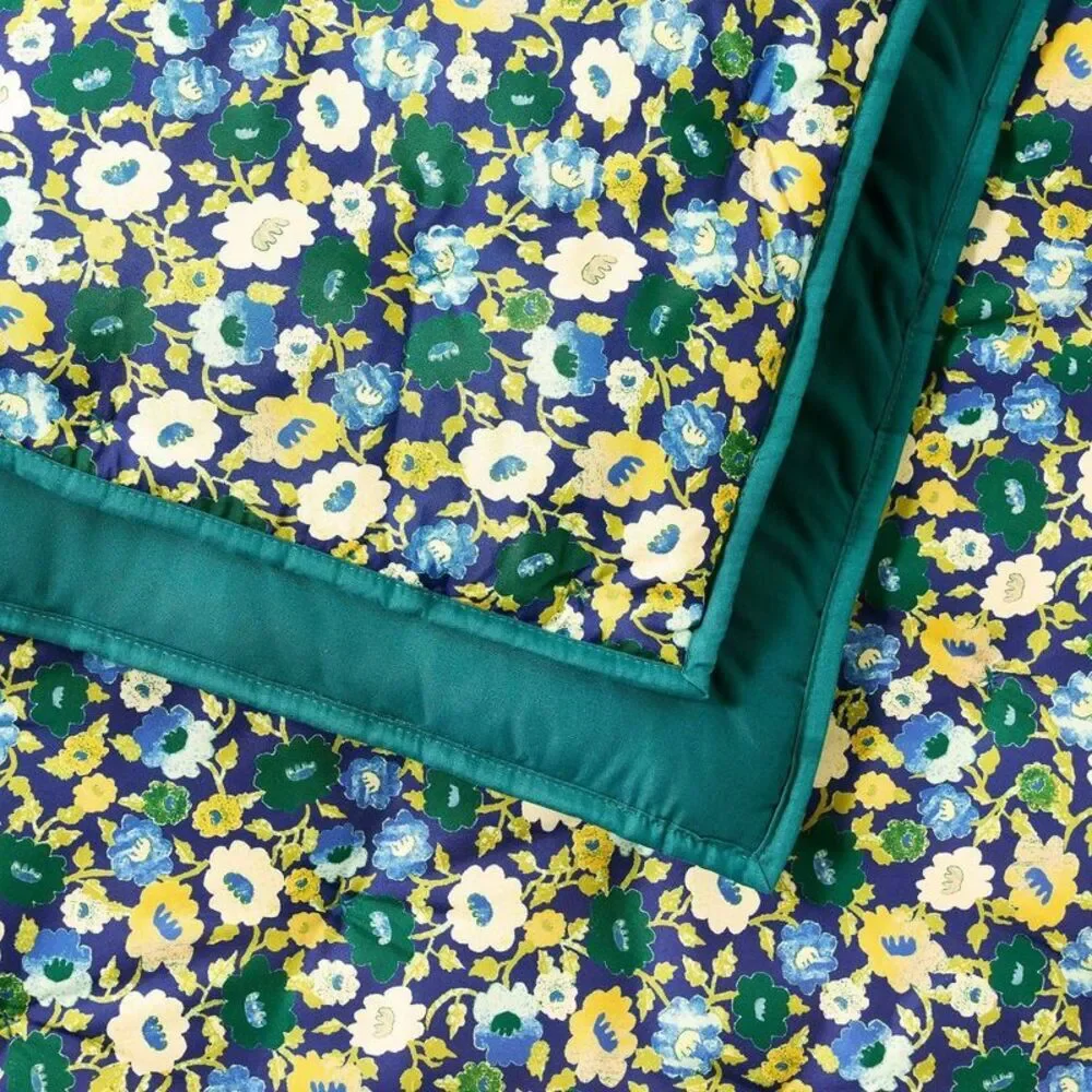 Opalhouse Jungalow Quilt Set Woven Floral Lightwei Blue
